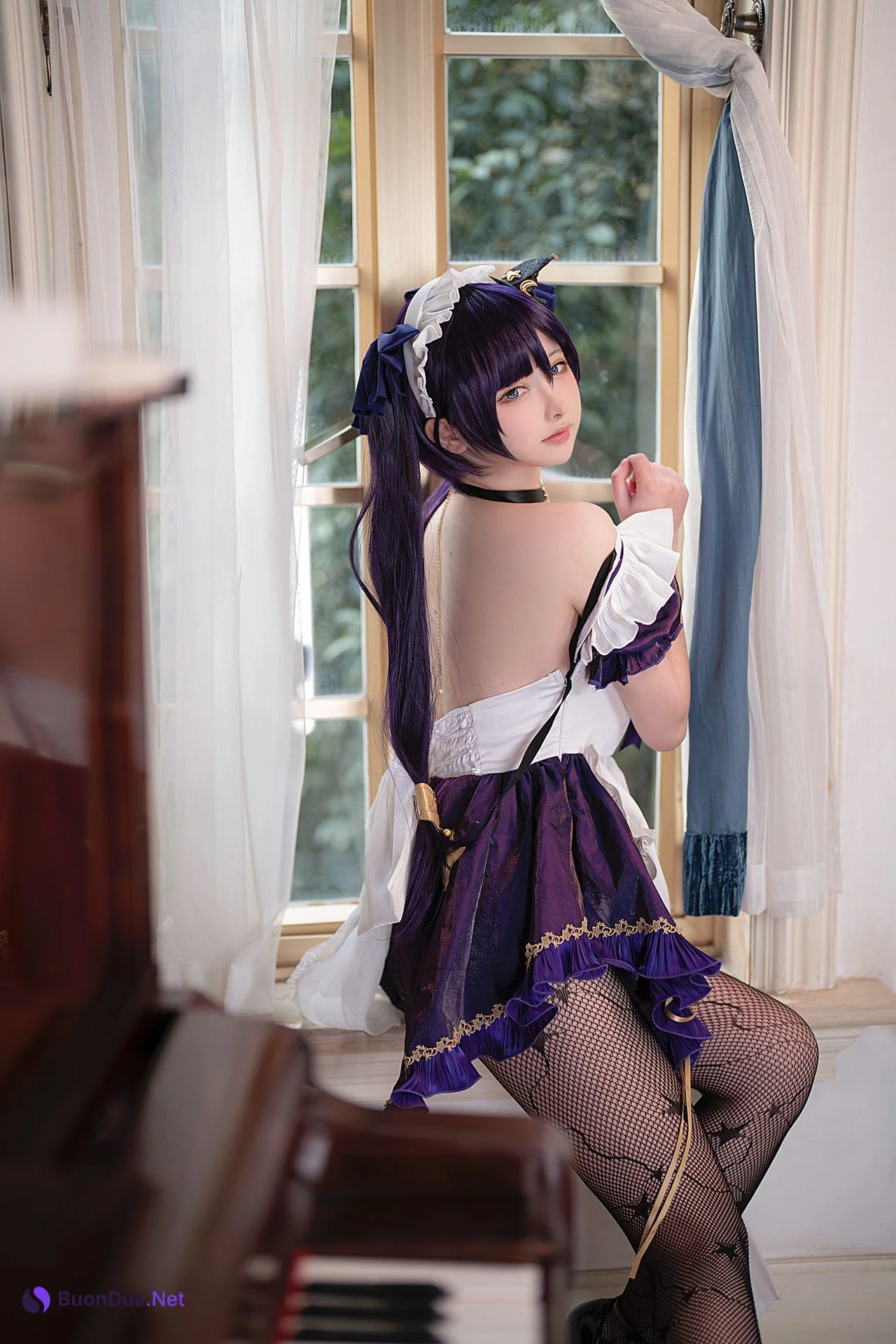 Cosplay 樱梨梨 莫娜女仆 - Photo 11