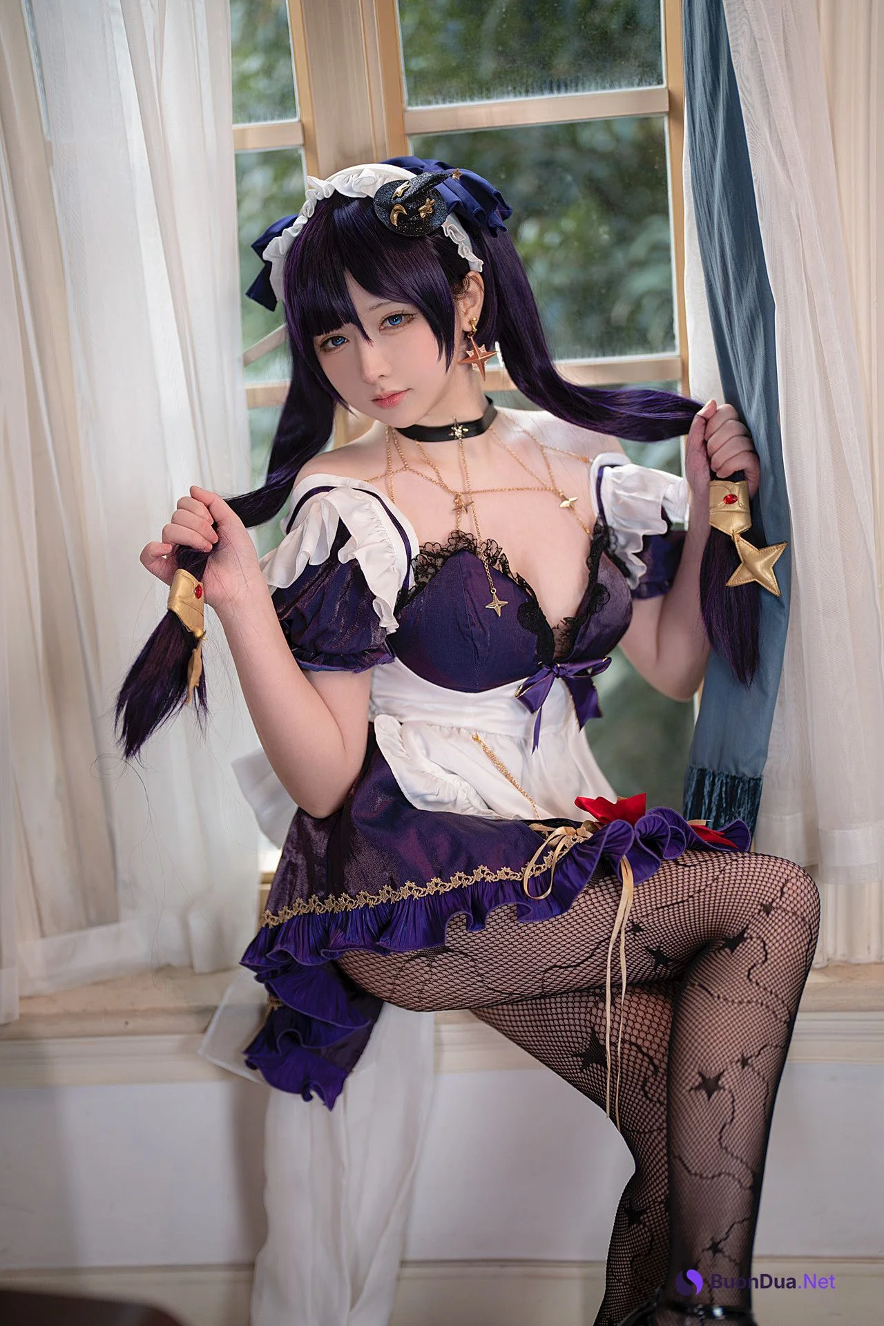 Cosplay 樱梨梨 莫娜女仆 - Photo 14