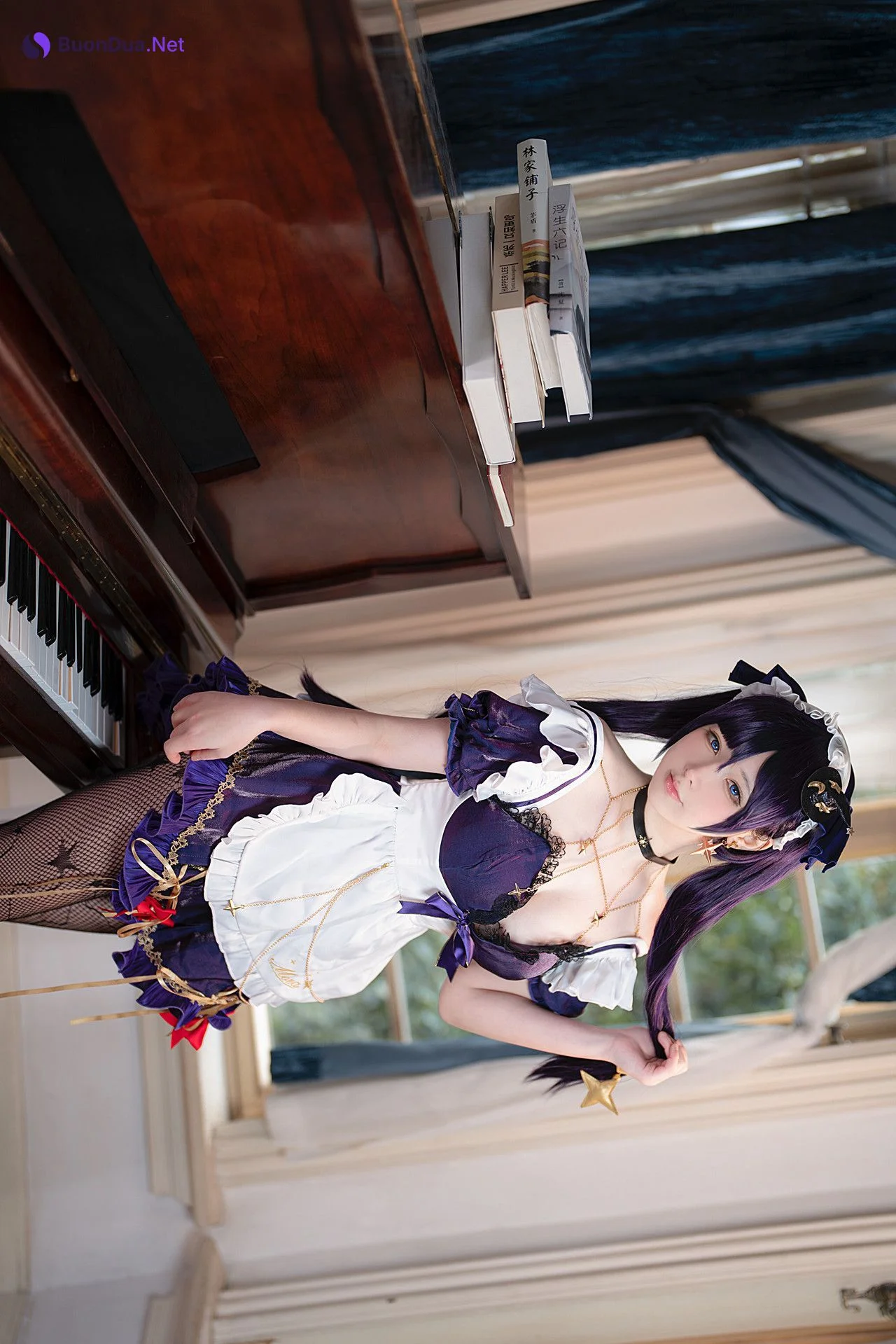 Cosplay 樱梨梨 莫娜女仆 - Photo 16