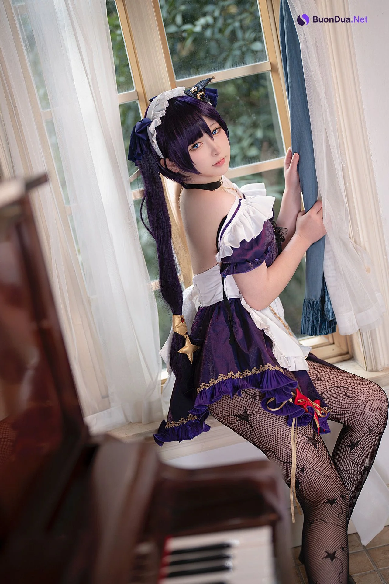 Cosplay 樱梨梨 莫娜女仆 - Photo 18