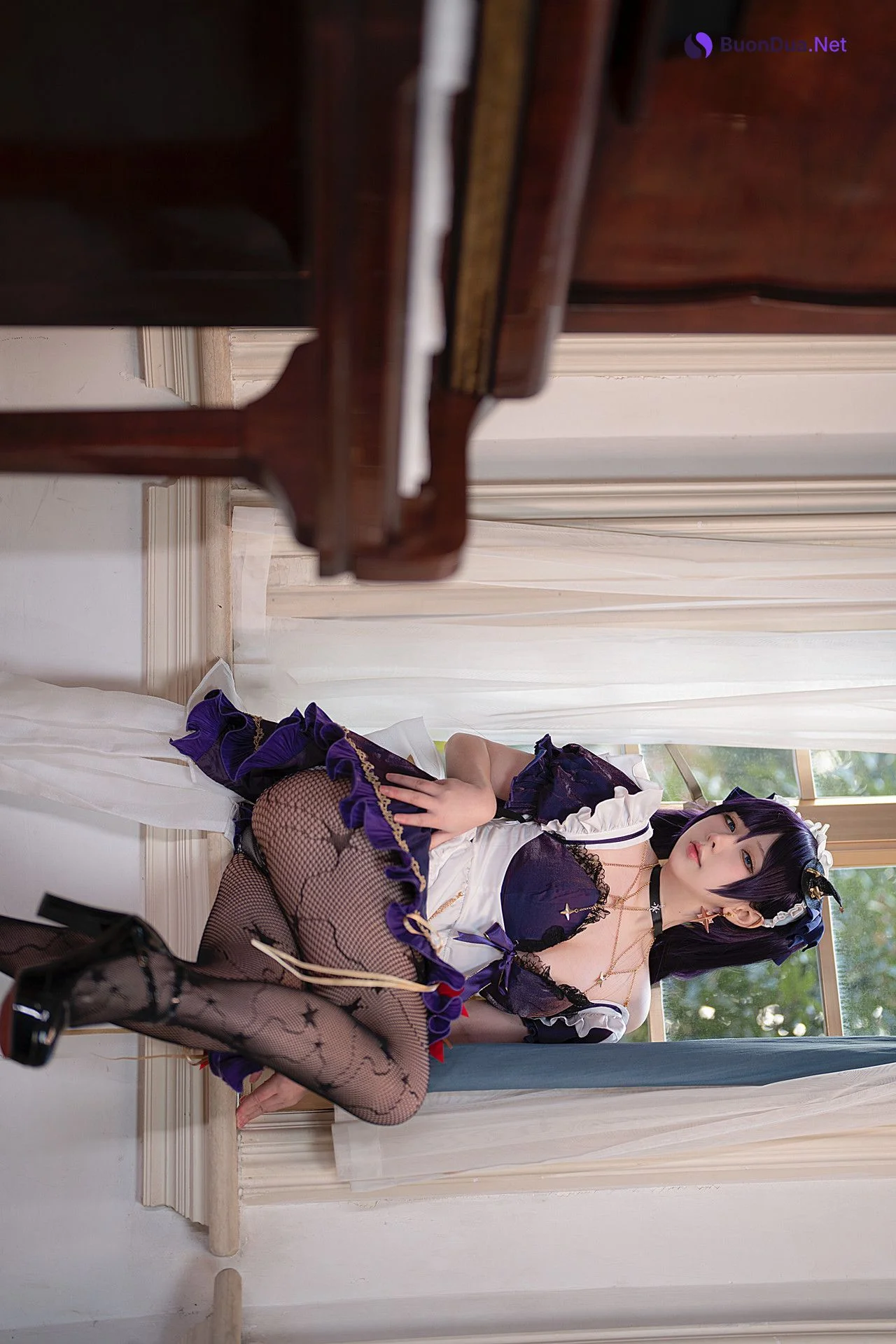 Cosplay 樱梨梨 莫娜女仆 - Photo 19