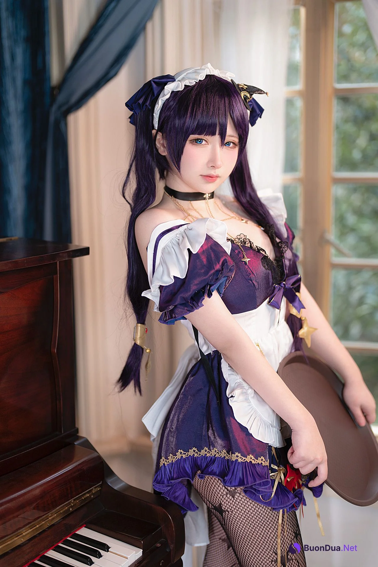 Cosplay 樱梨梨 莫娜女仆 - Photo 5