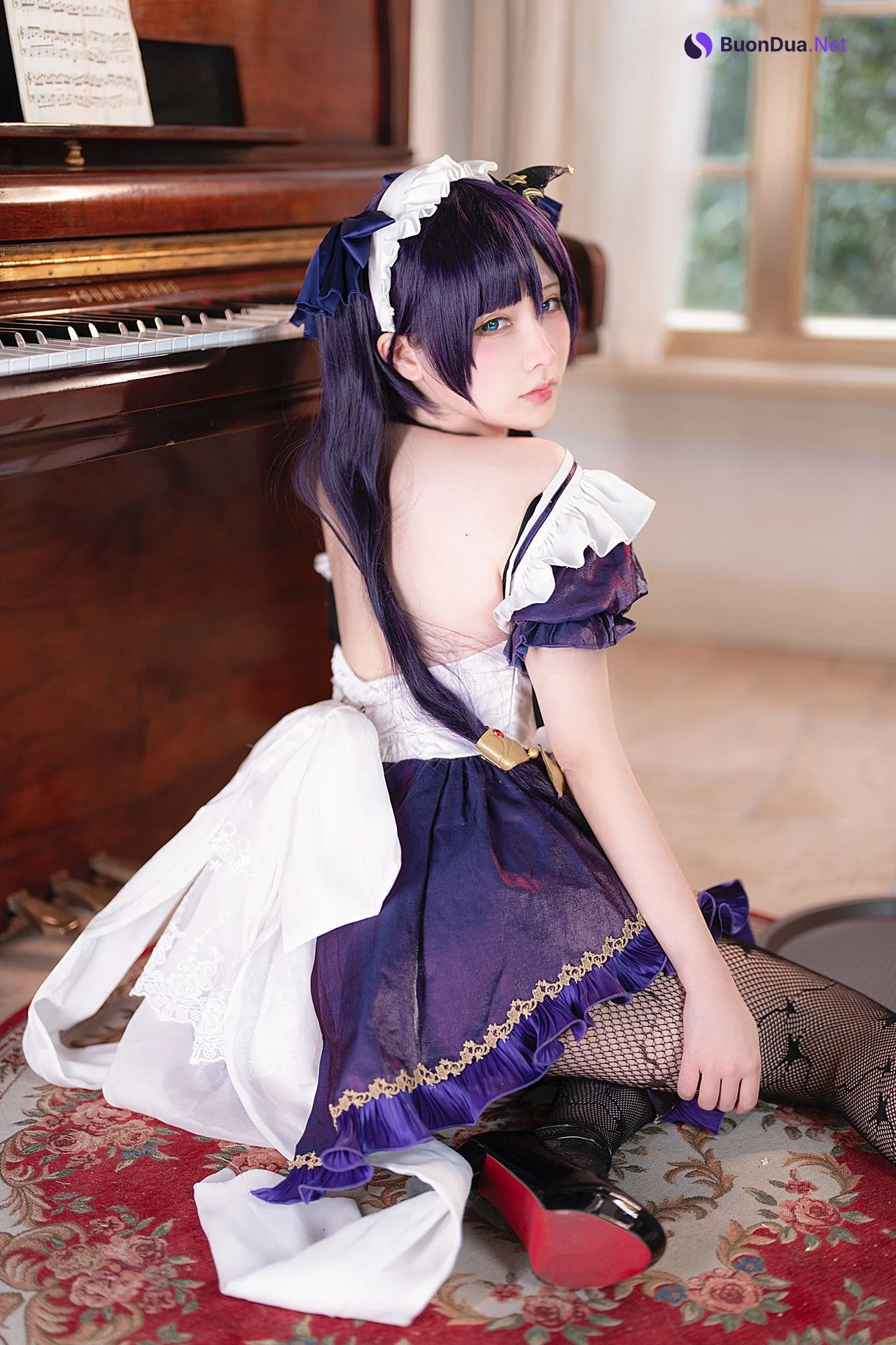 Cosplay 樱梨梨 莫娜女仆 - Photo 6
