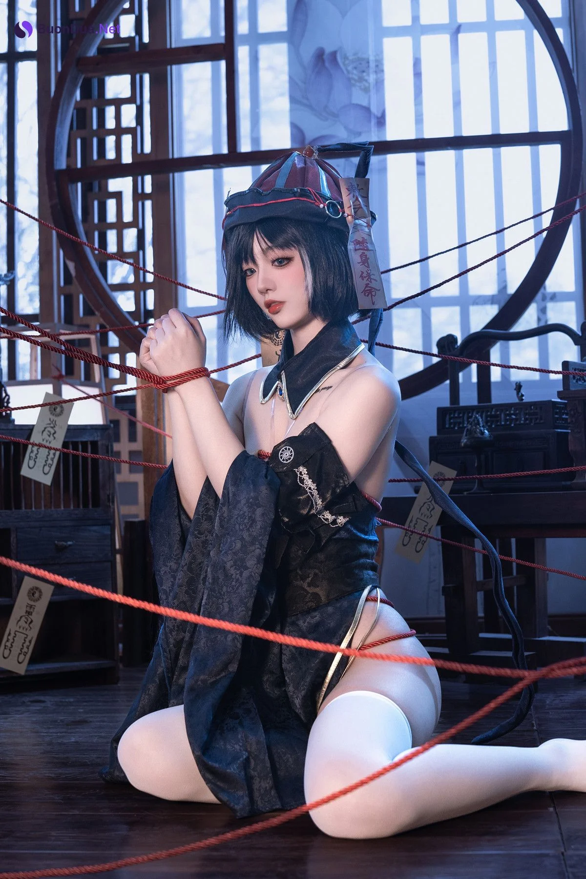 Cosplay 桃良阿宅 华甲小僵尸 - Photo 2