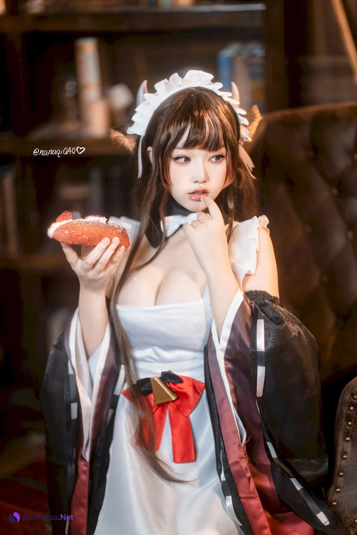 Cosplay 七七娜娜子 牛牛女仆 - Photo 14
