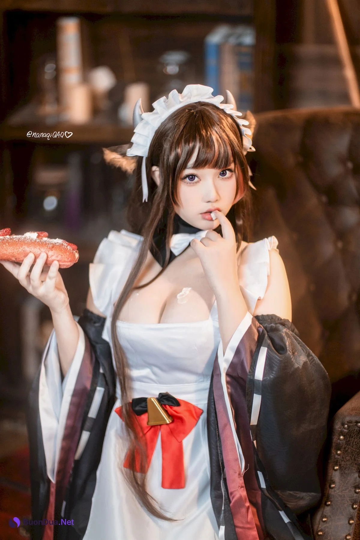 Cosplay 七七娜娜子 牛牛女仆 - Photo 15