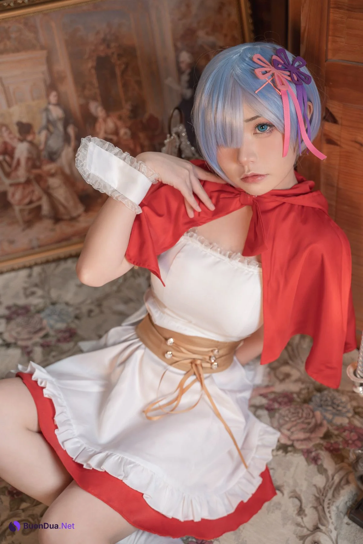 爆机少女喵小吉 Cosplay 雷姆 - Photo 9
