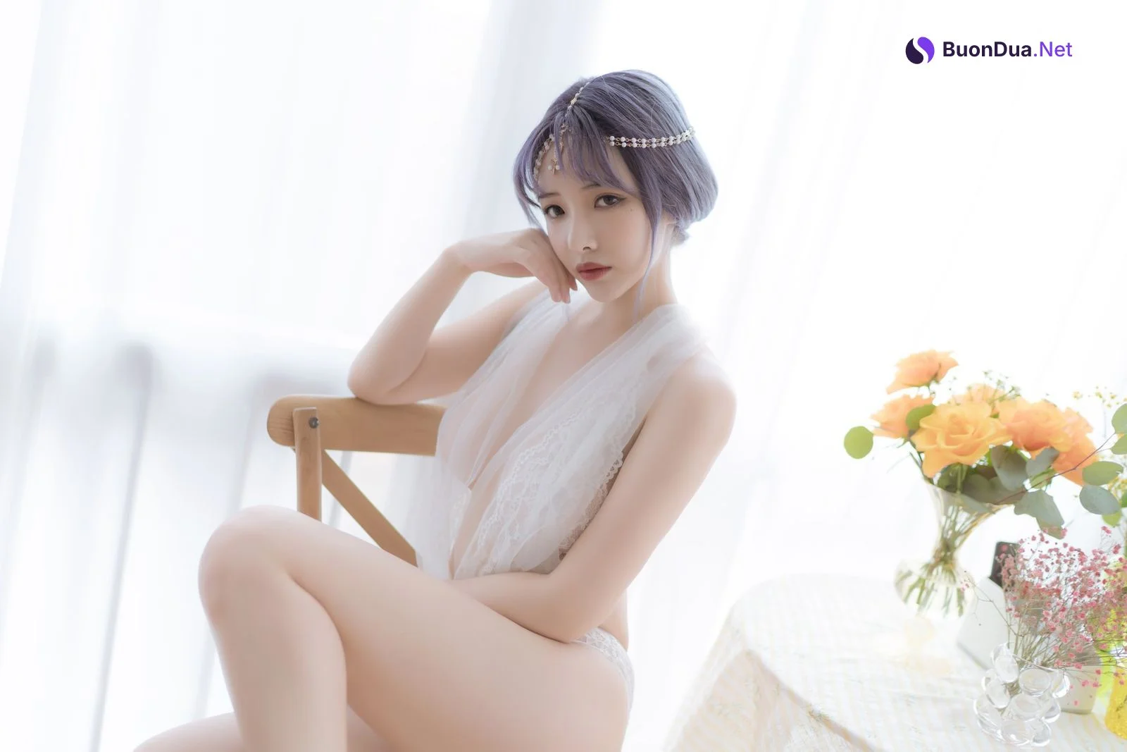 Cosplay 雯妹不讲道理 白色希腊 - Photo 4