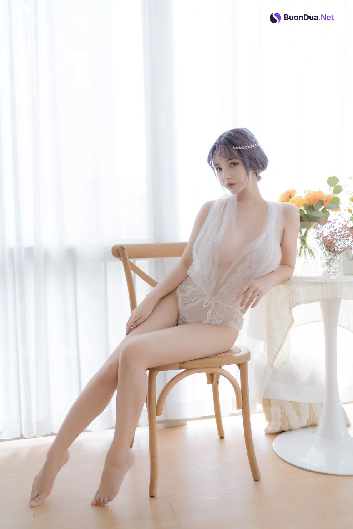 Cosplay 雯妹不讲道理 白色希腊 - Photo 5