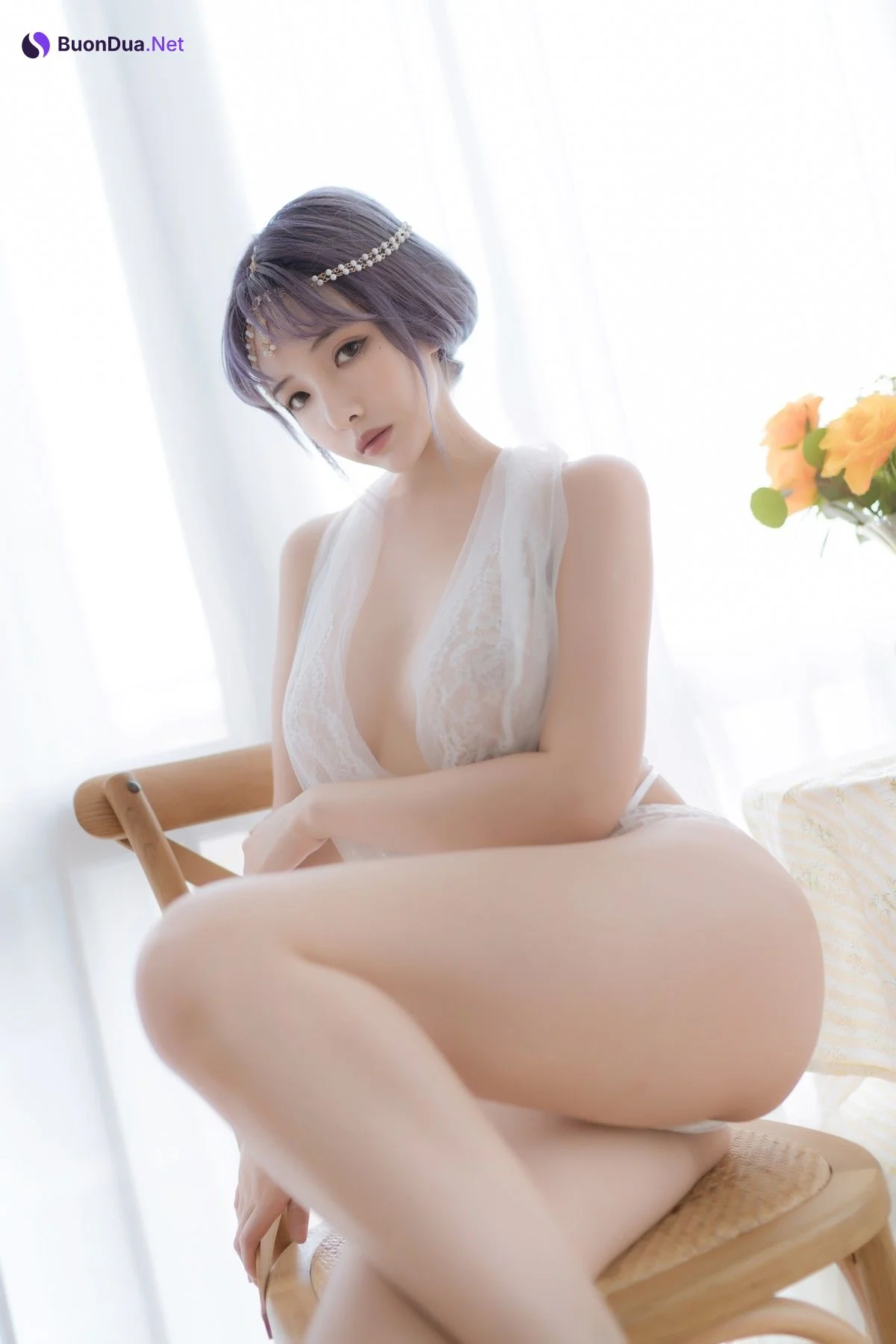 Cosplay 雯妹不讲道理 白色希腊 - Photo 7