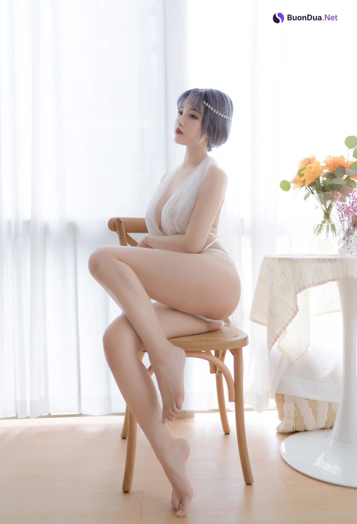 Cosplay 雯妹不讲道理 白色希腊 - Photo 8
