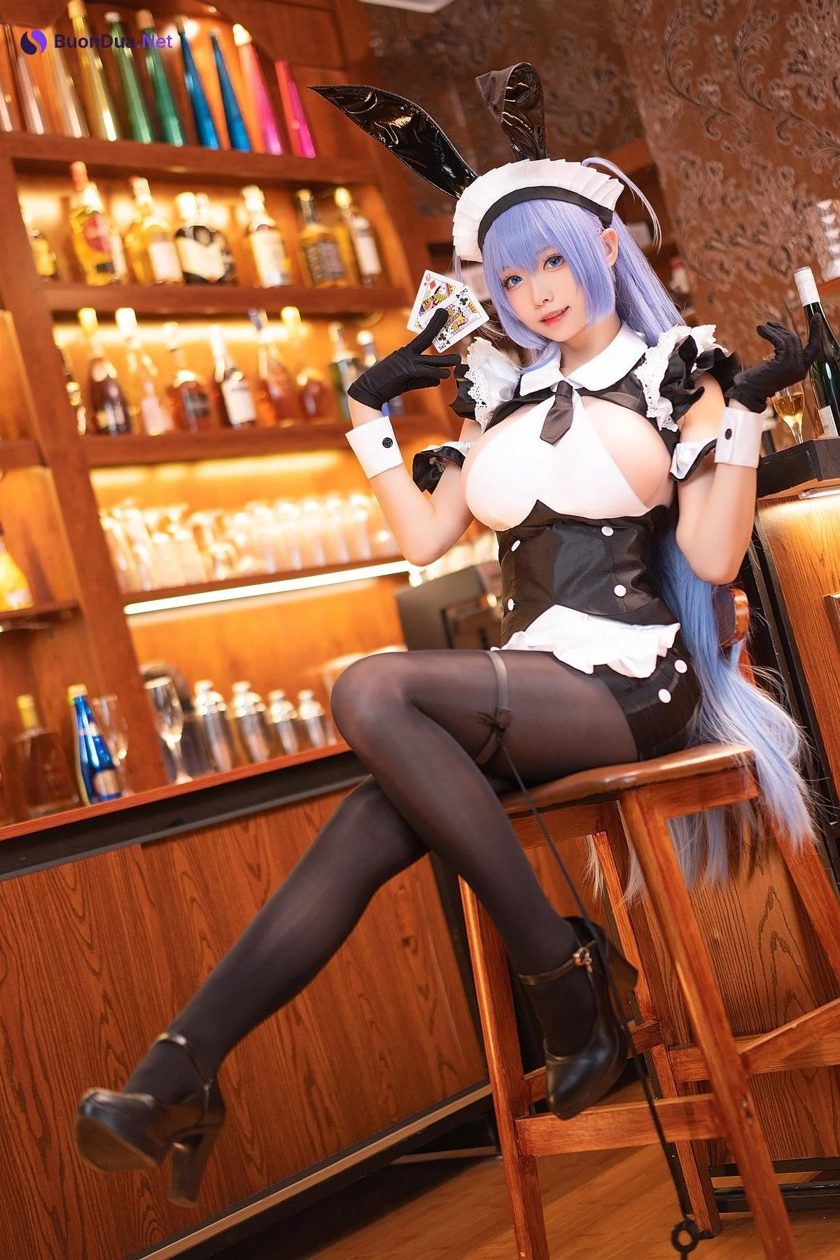 Cosplay 大大卷卷小卷 碧蓝航线 花园酒保 - Photo 4