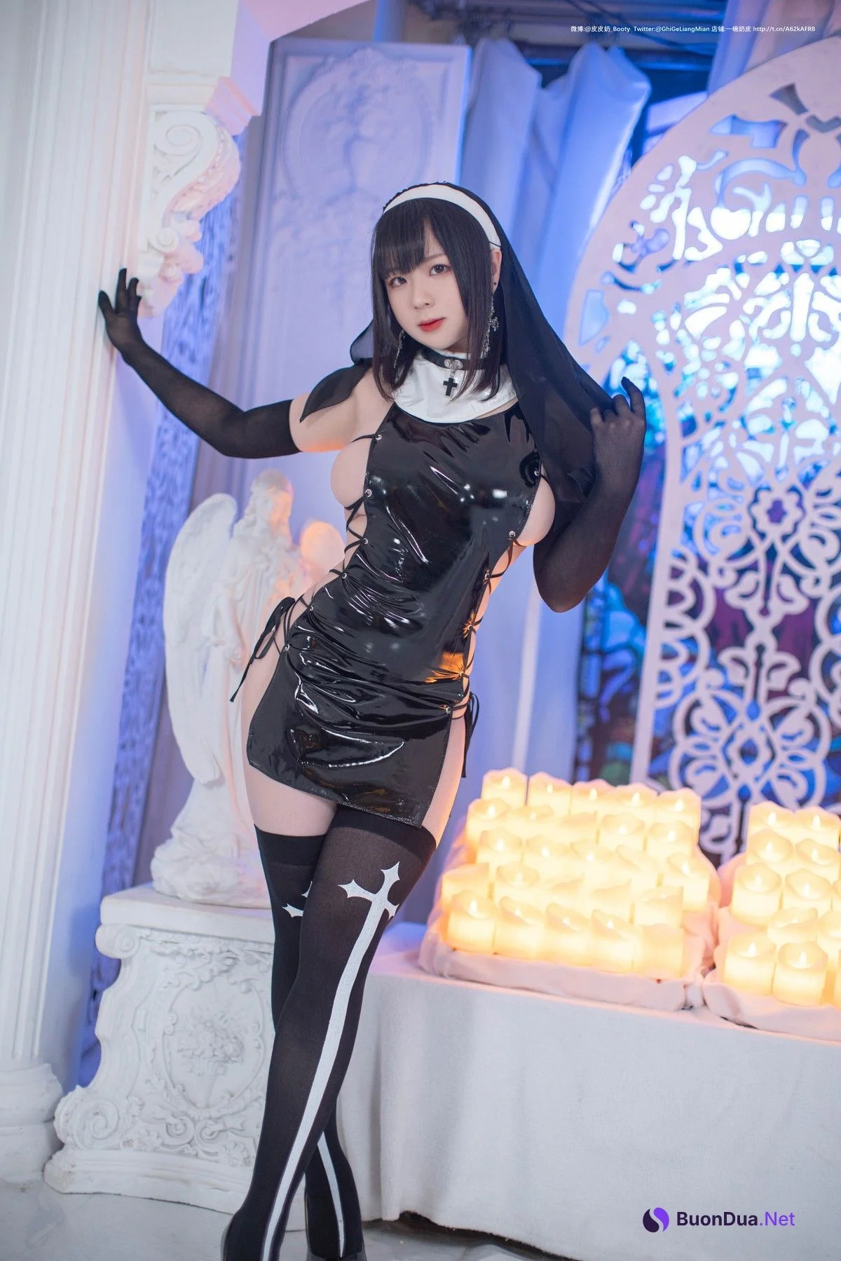 Cosplay 皮皮奶可可爱了啦 系带修女 - Photo 2