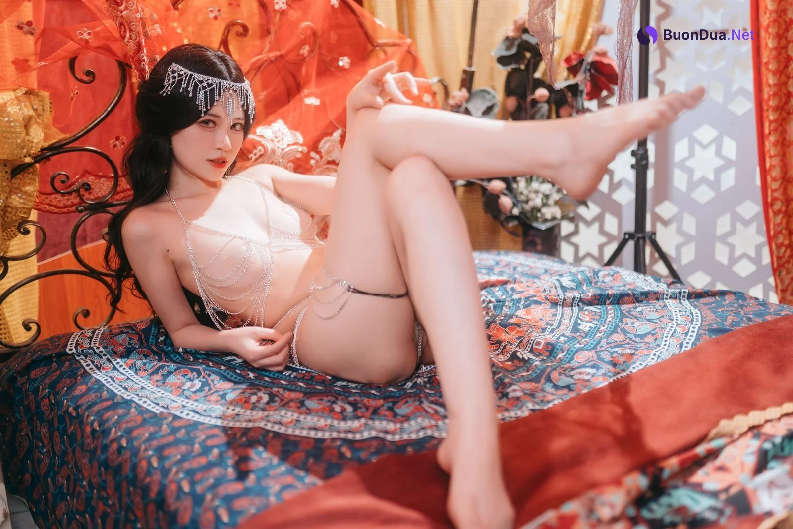 Cosplay 星黛鹿鹿 千反田鹿鹿 私房 身体链 - Photo 7
