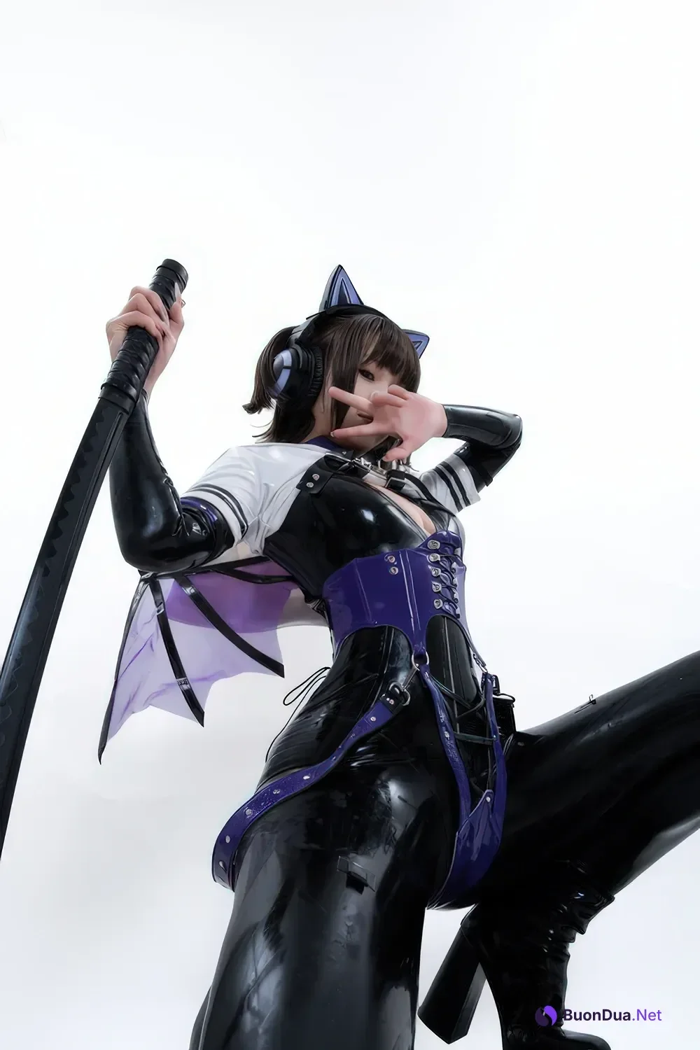 Cosplay 柒柒要乖哦 – 猎狼女 - Photo 3