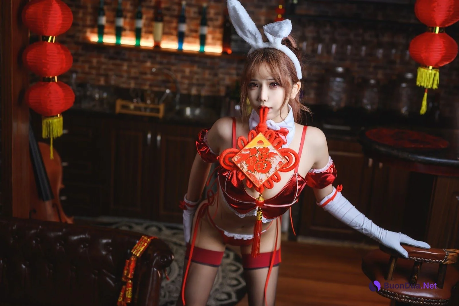 Cosplay 抱走莫子aa 兔色撩人 - 写真 3