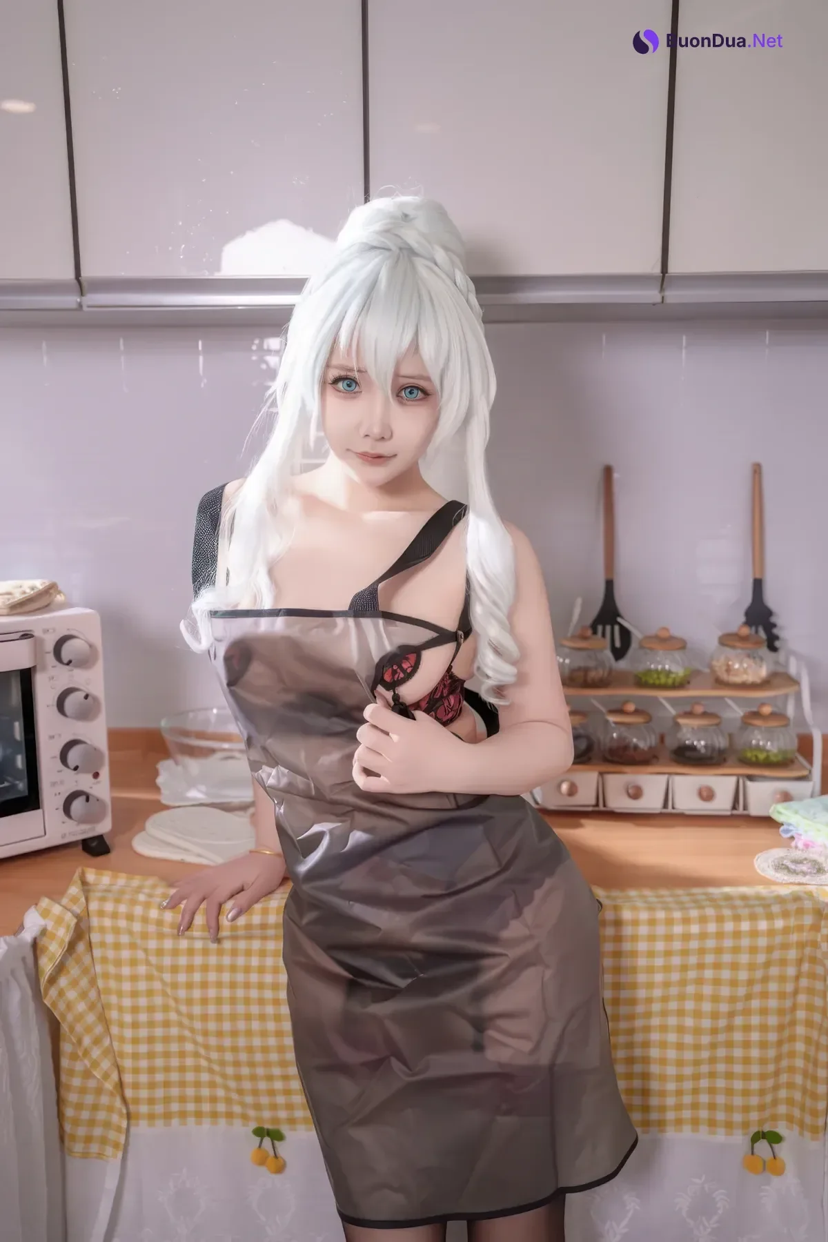 Cosplay 抱走莫子aa – 雪女厨娘 - 写真 12