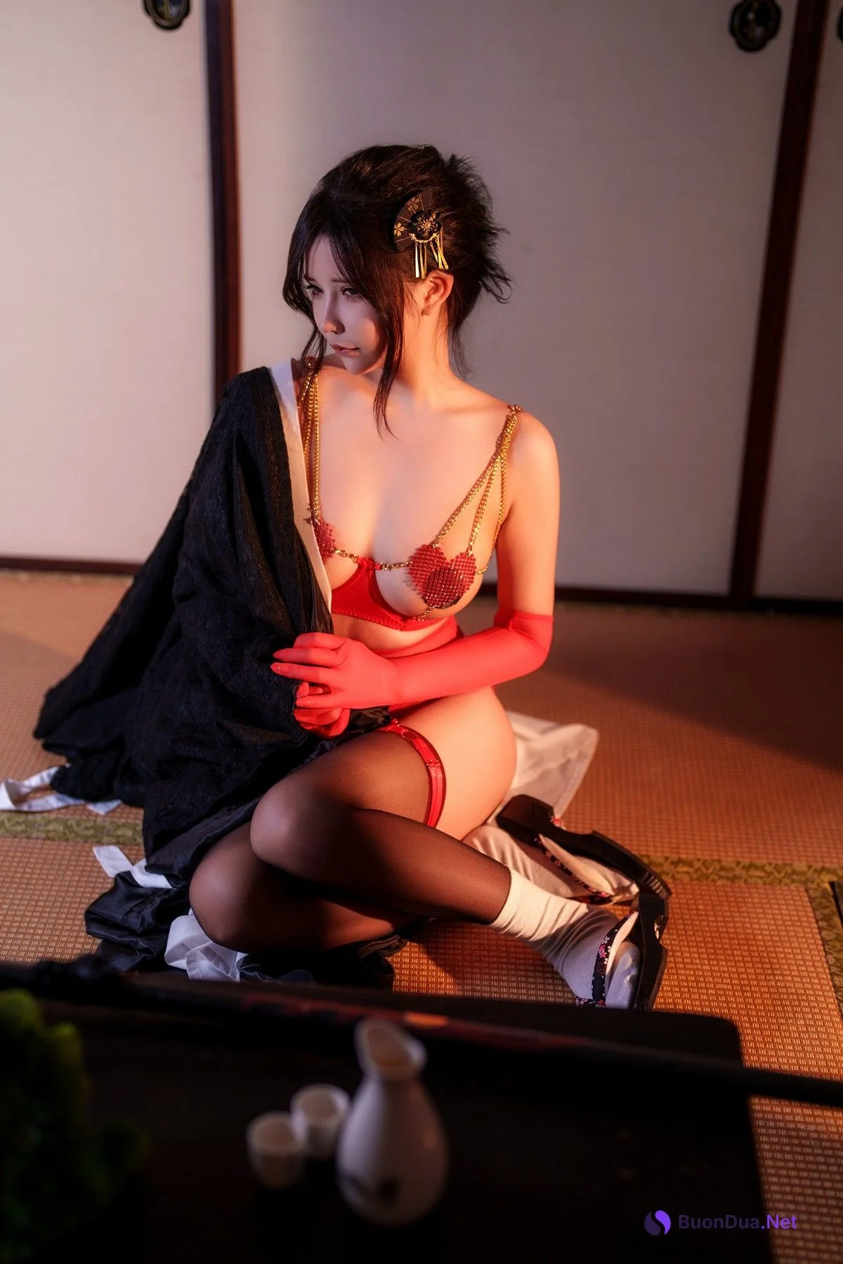 Cosplay 抱走莫子aa 未亡人太太 - Photo 17