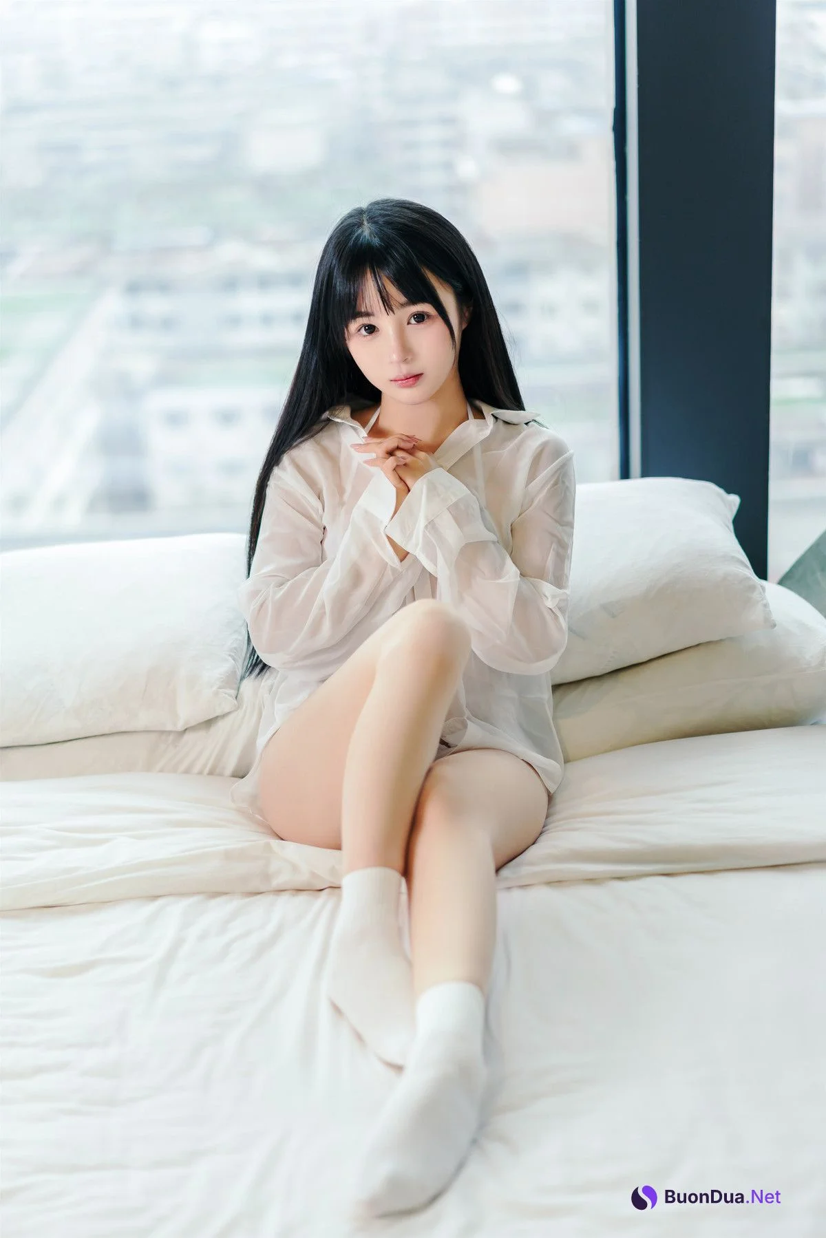Cosplay 桜井宁宁 男友衬衫 - Photo 2