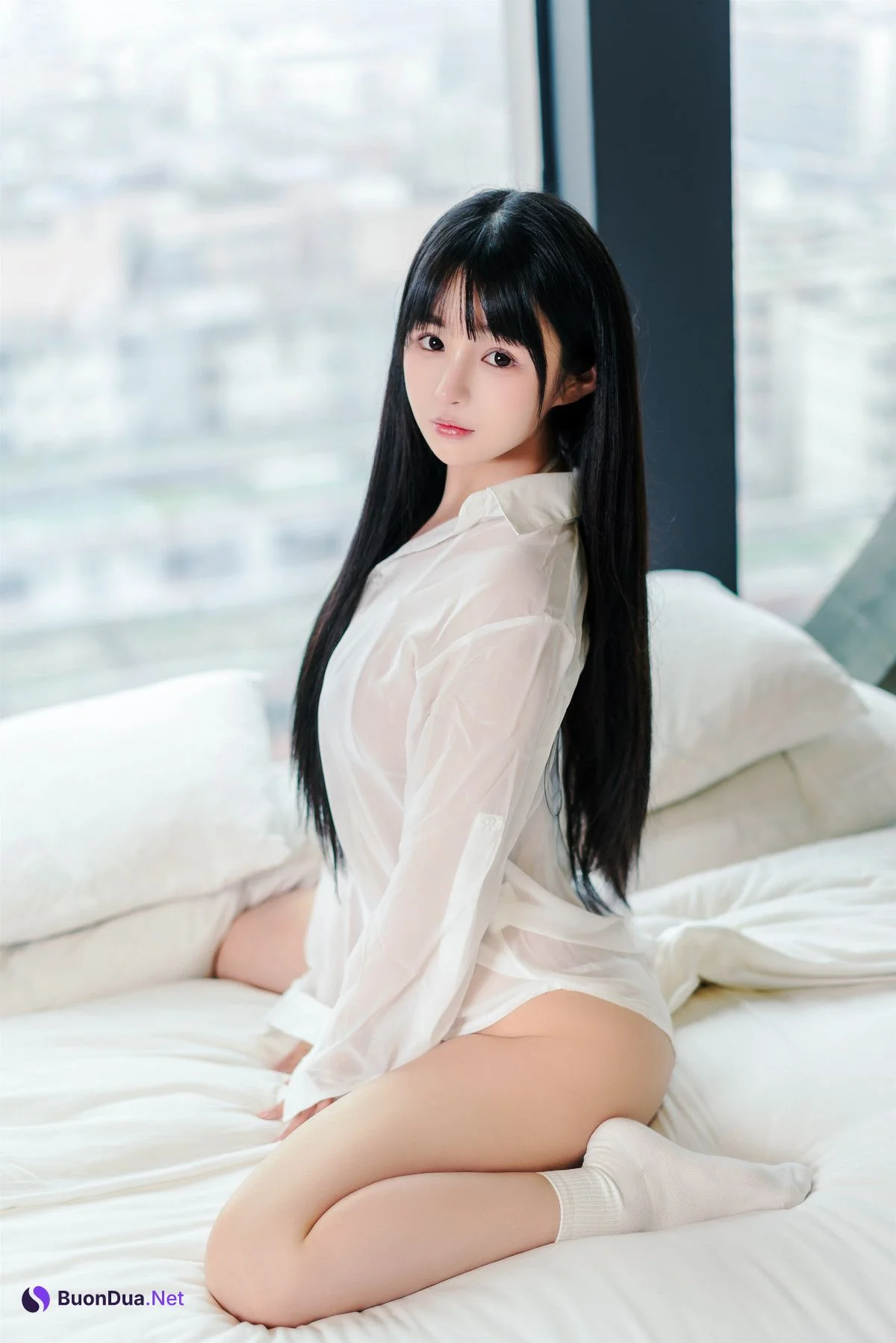 Cosplay 桜井宁宁 男友衬衫 - Photo 4