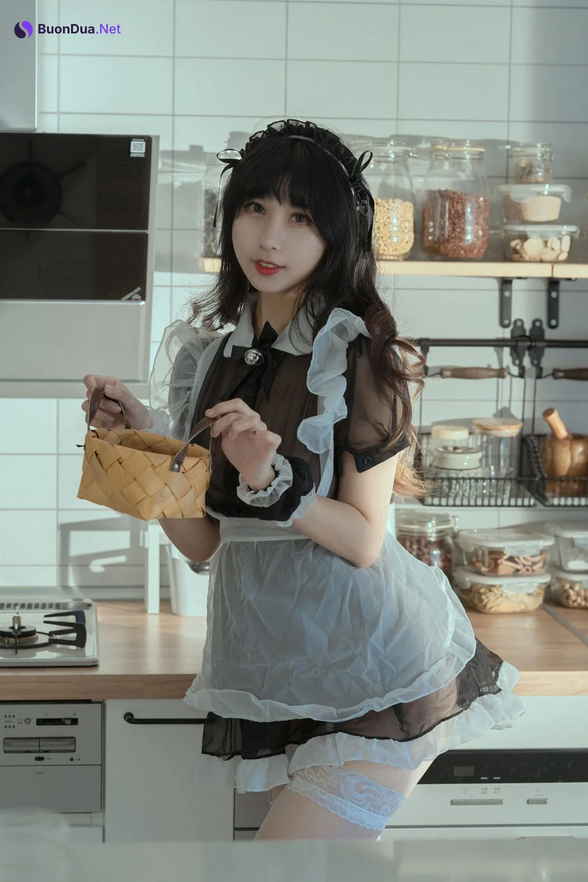 Cosplay 云溪溪 奶桃女仆 - Photo 2