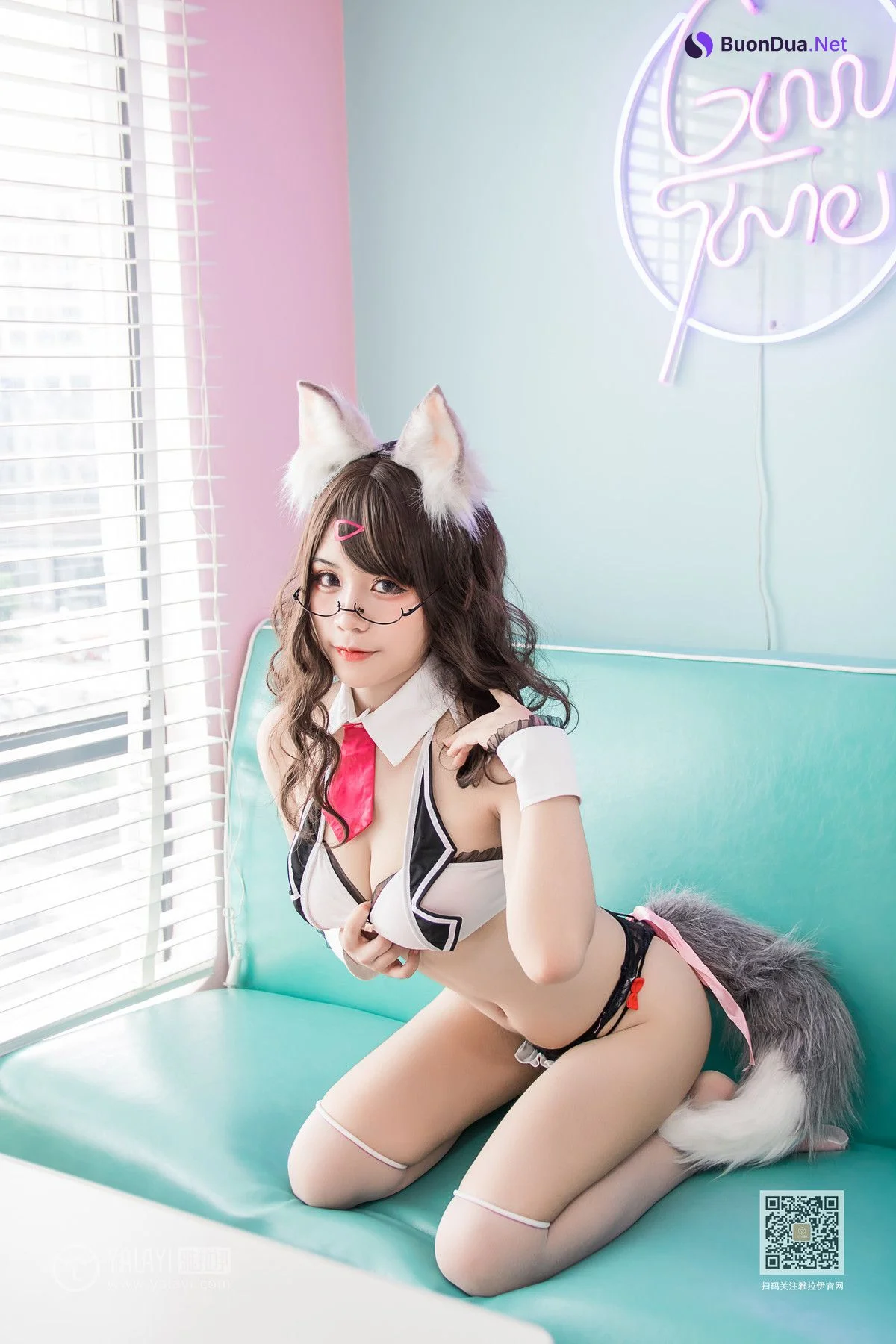 Cosplay 一笑芳香沁 狐耳内衣 - Photo 10