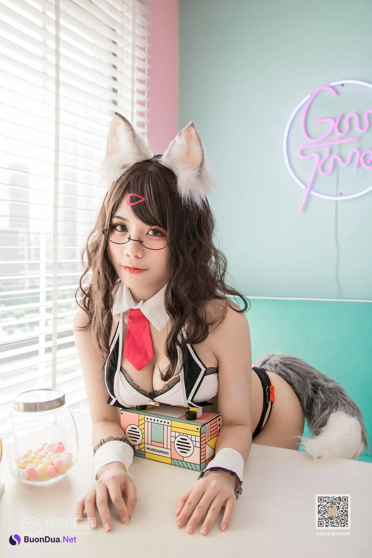 Cosplay 一笑芳香沁 狐耳内衣 - Photo 16