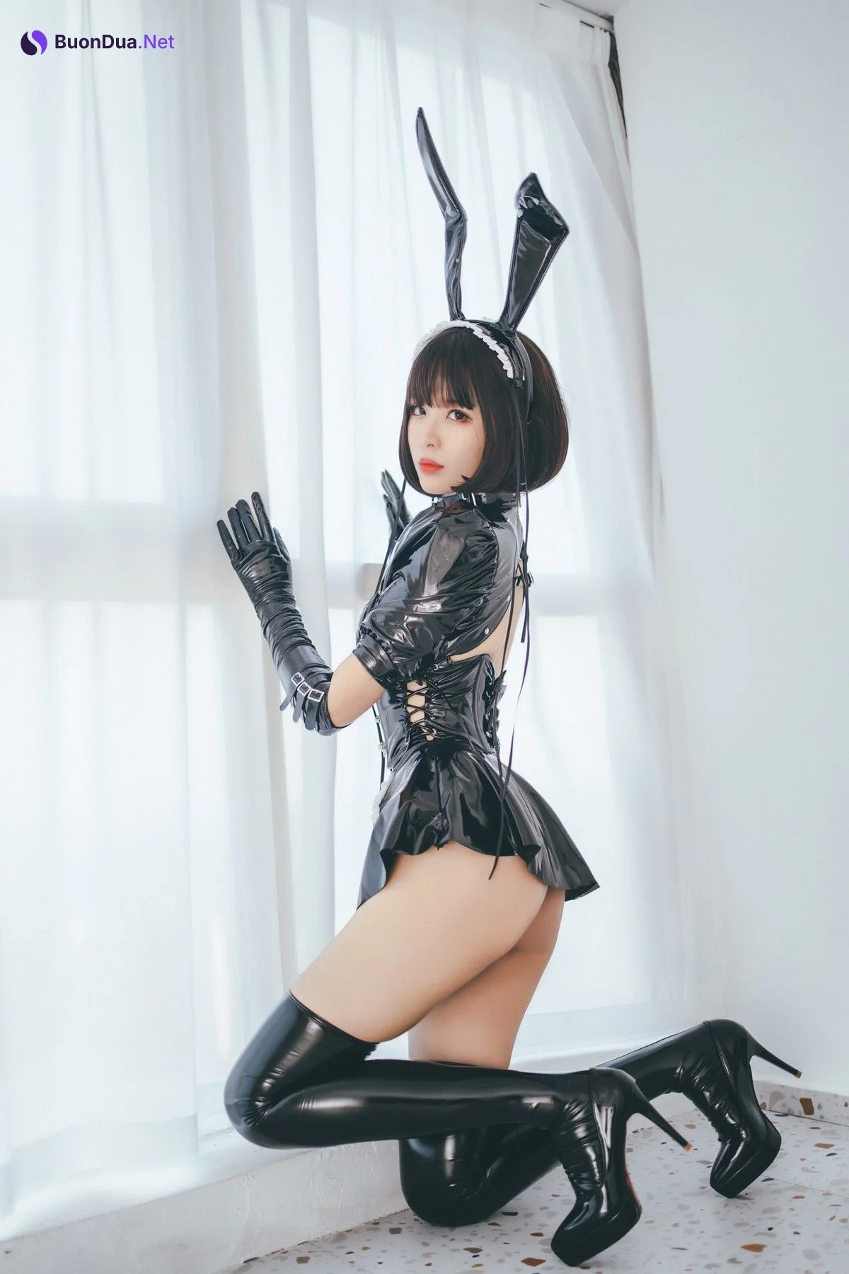 Cosplay 轩萧学姐 兔女郎女仆 - Photo 3