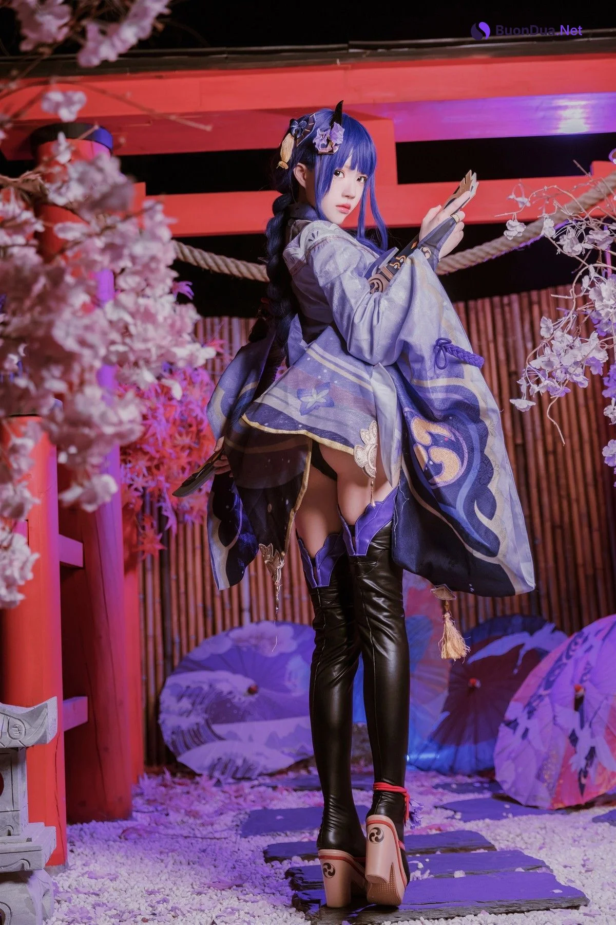 Cosplay 桜桃喵 雷电将军 - Photo 12