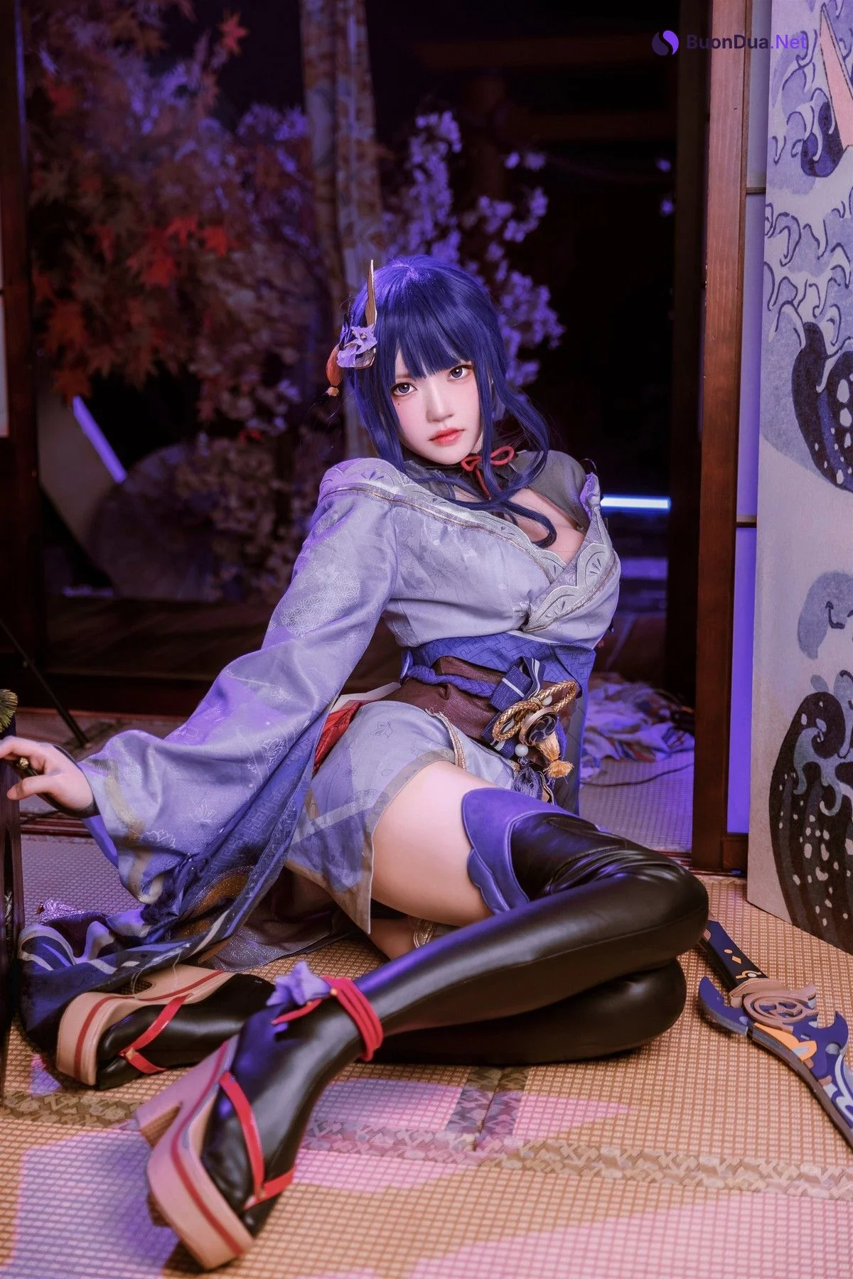 Cosplay 桜桃喵 雷电将军 - Photo 17