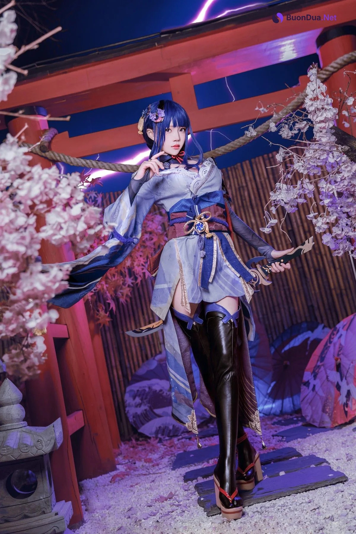 Cosplay 桜桃喵 雷电将军 - Photo 2