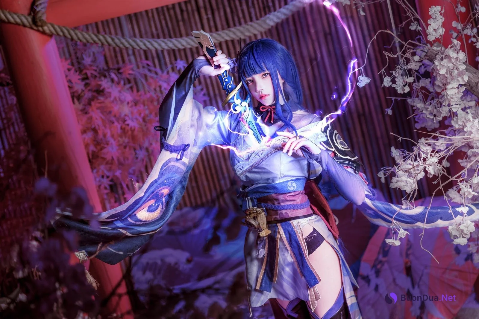 Cosplay 桜桃喵 雷电将军 - Photo 4