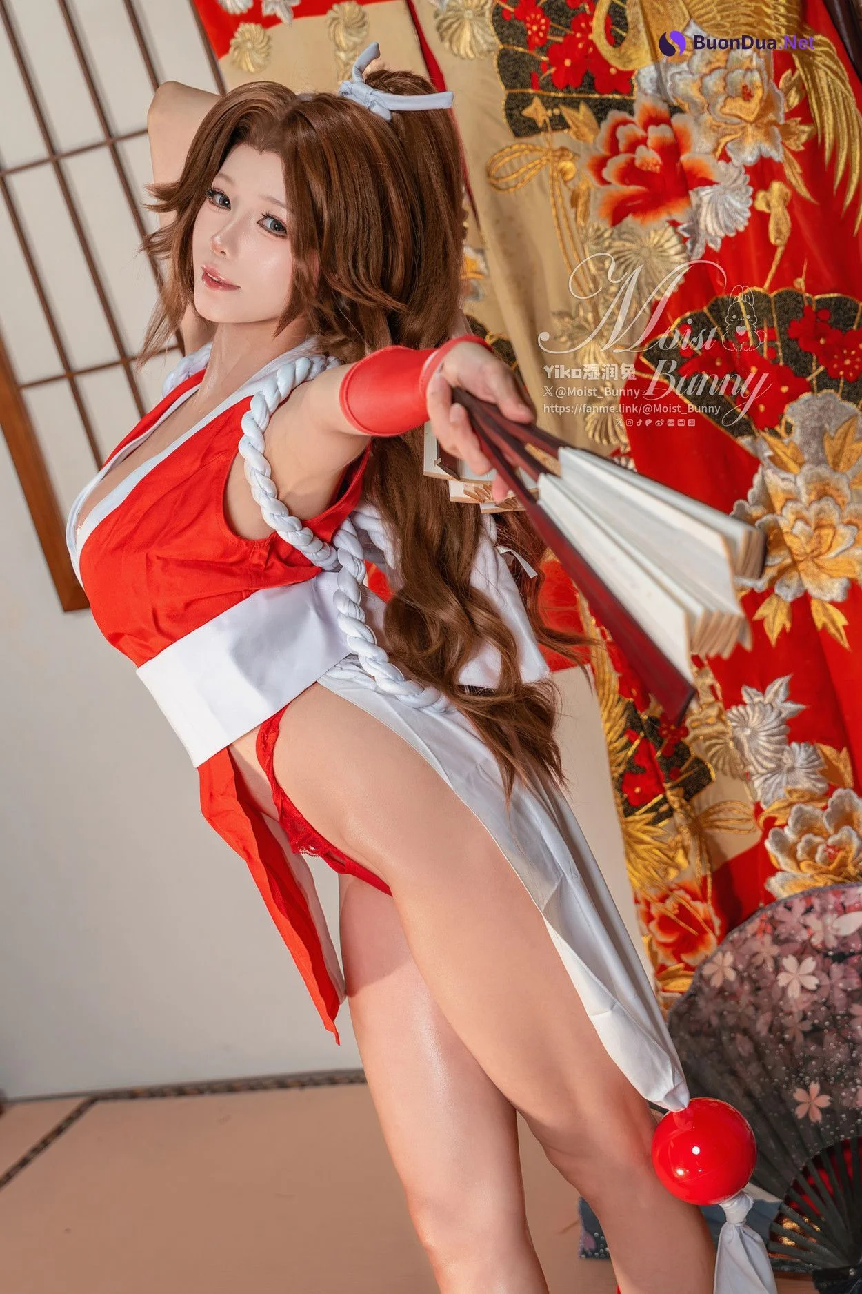 Cosplay 黏黏团子兔 凤凰之舞-不知火舞 - Photo 16