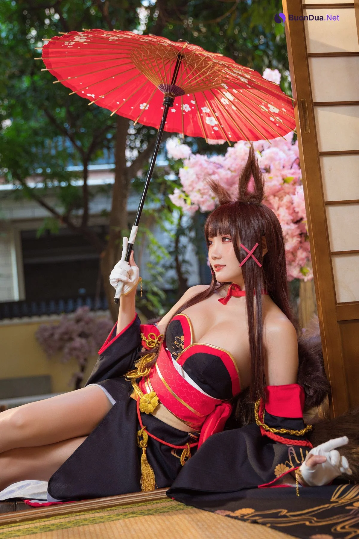 Cosplay 瓜希酱 赤城 Akagi - Photo 11