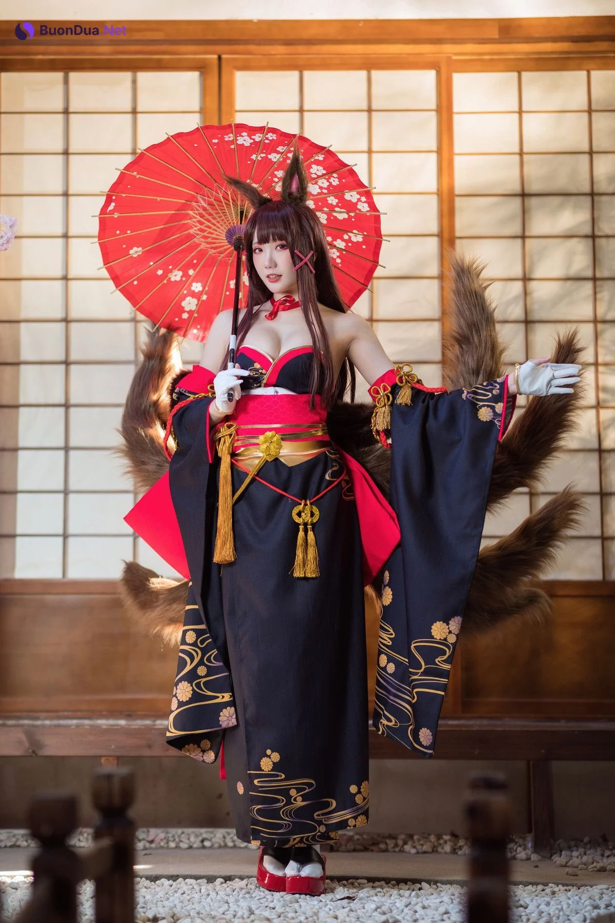 Cosplay 瓜希酱 赤城 Akagi - Photo 2