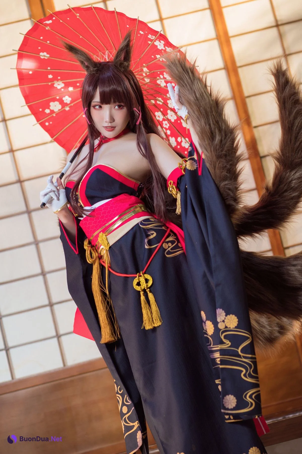 Cosplay 瓜希酱 赤城 Akagi - Photo 3