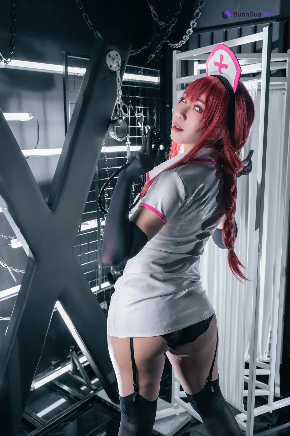 Cosplay 小琪Aki Dark Nurse - Photo 11