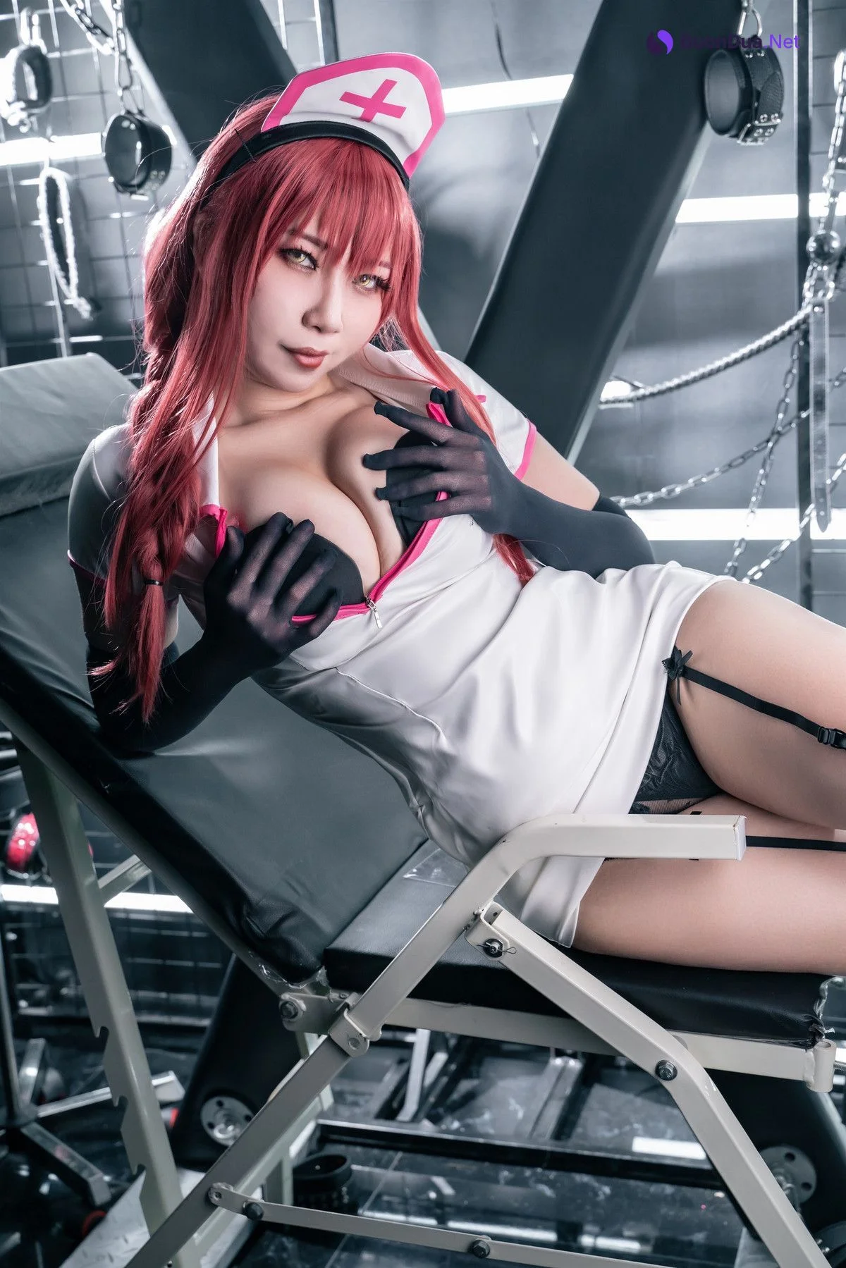 Cosplay 小琪Aki Dark Nurse - Photo 12