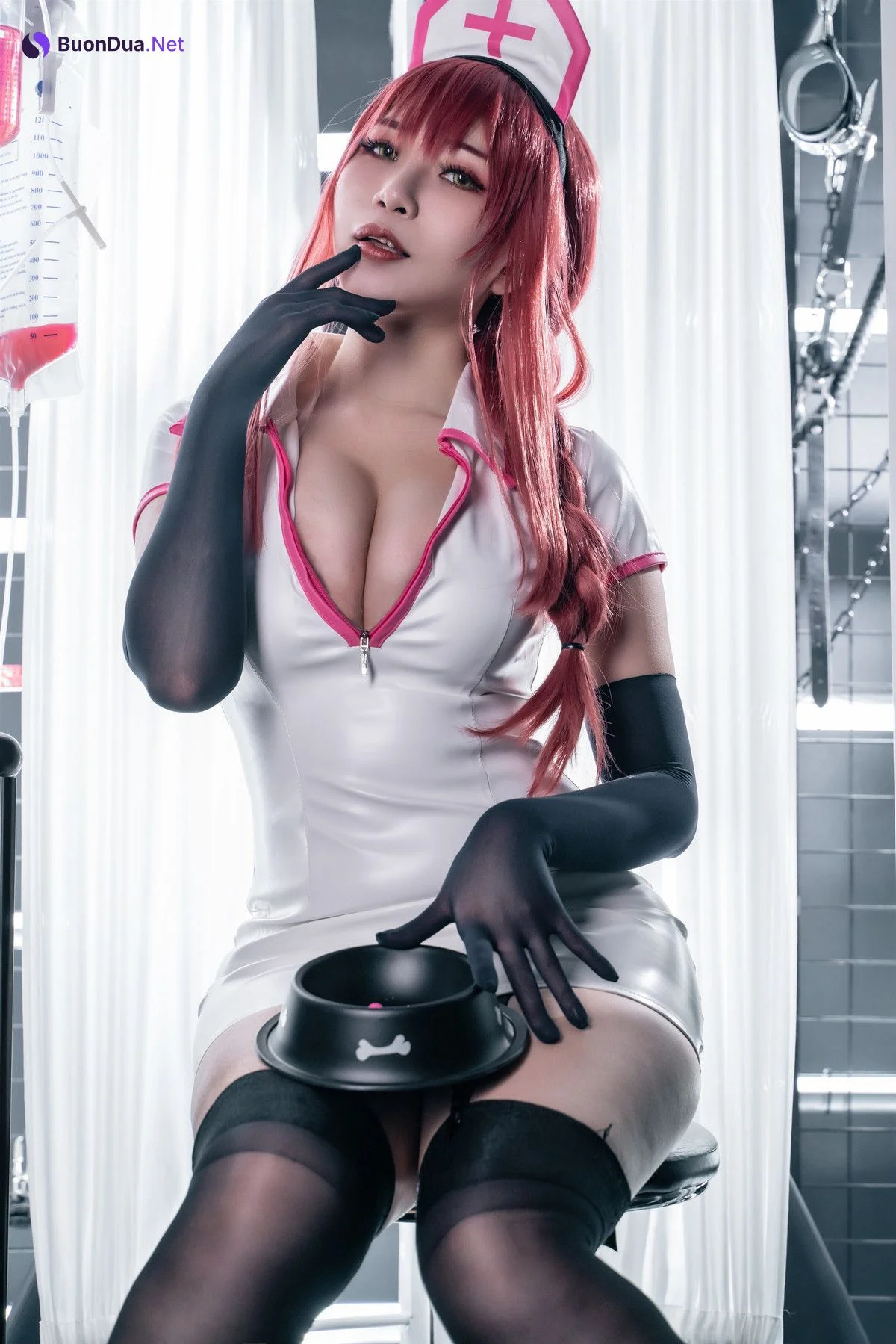 Cosplay 小琪Aki Dark Nurse - Photo 14