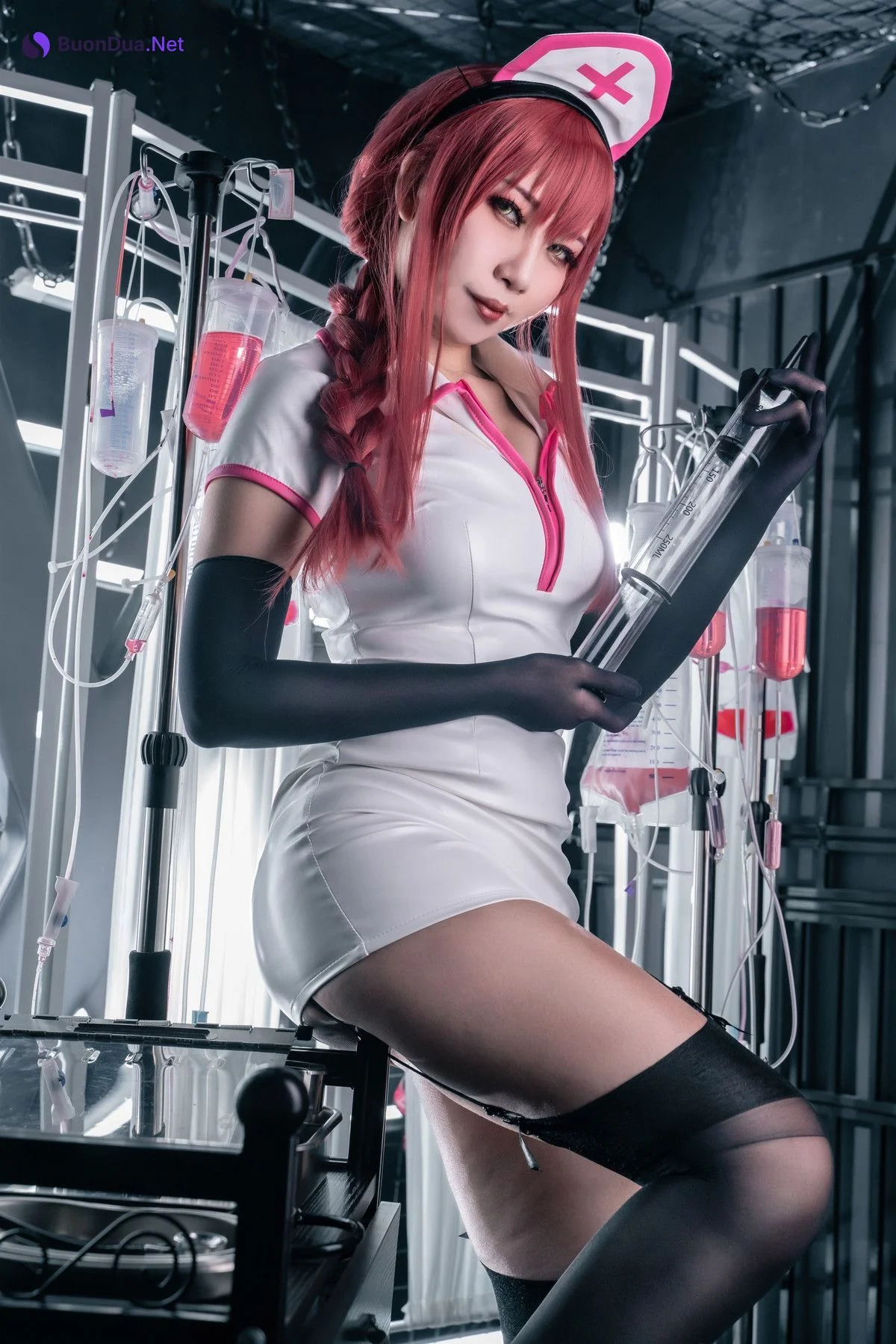 Cosplay 小琪Aki Dark Nurse - Photo 17
