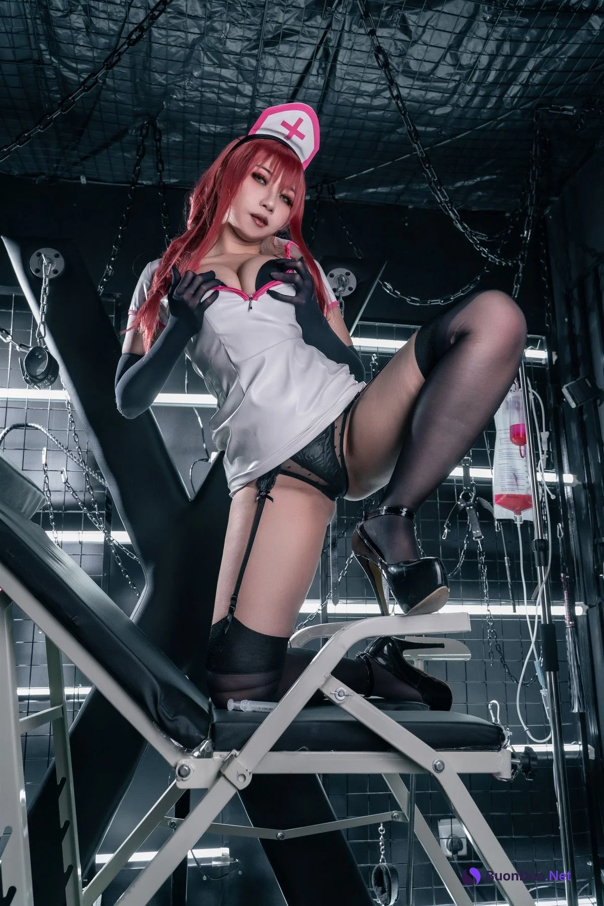 Cosplay 小琪Aki Dark Nurse - Photo 20
