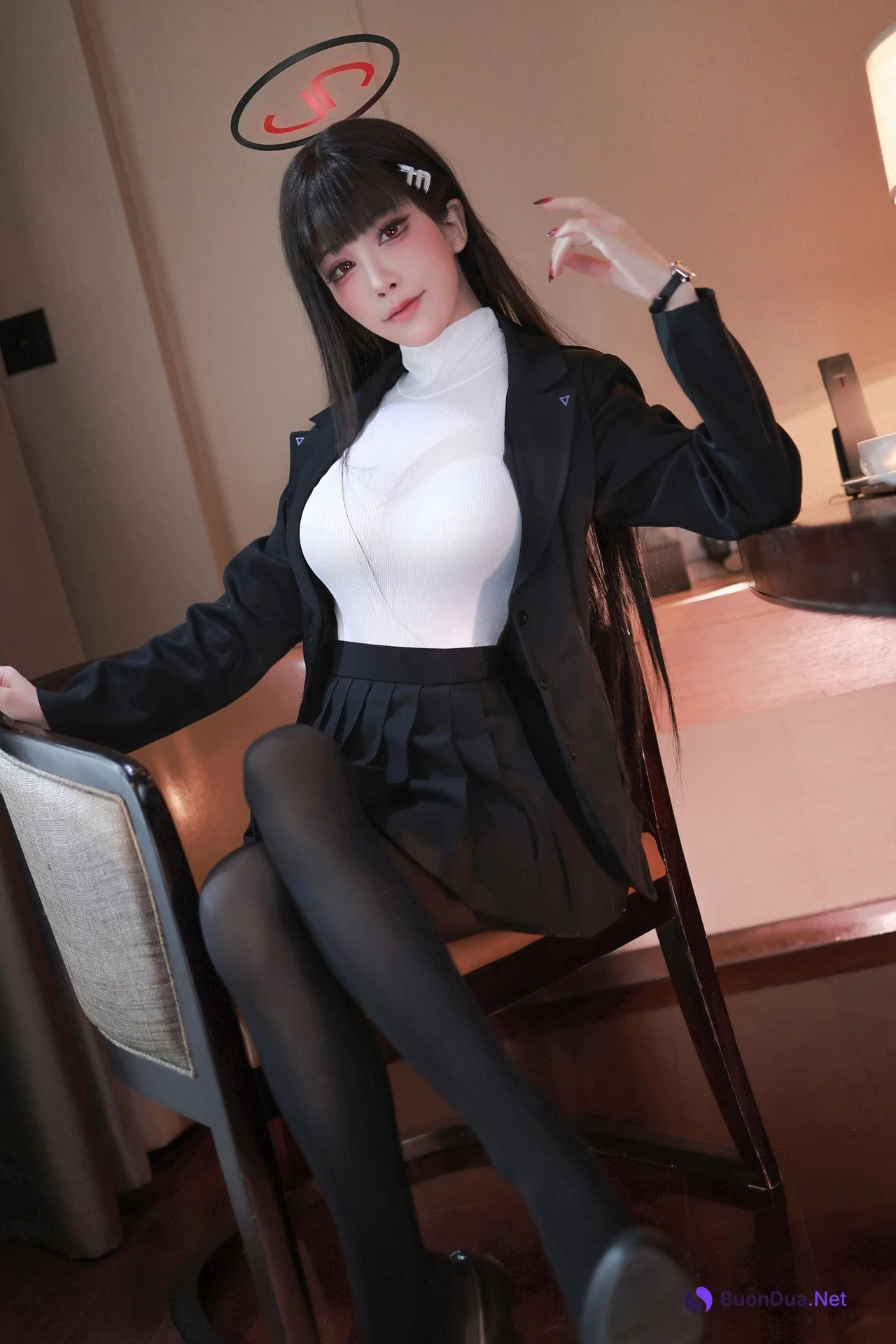 Cosplay 水淼Aqua – 蔚蓝档案调月莉音 - 写真 2