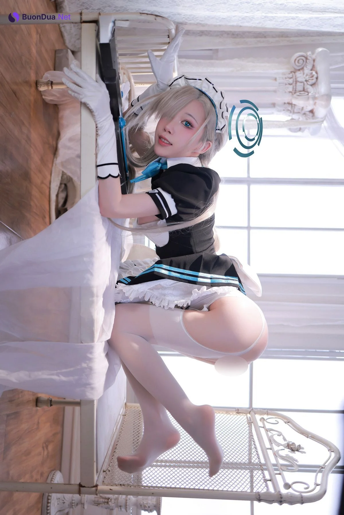Cosplay 水淼Aqua 碧蓝档案 一之濑明日奈女仆B Set.04 - Photo 6
