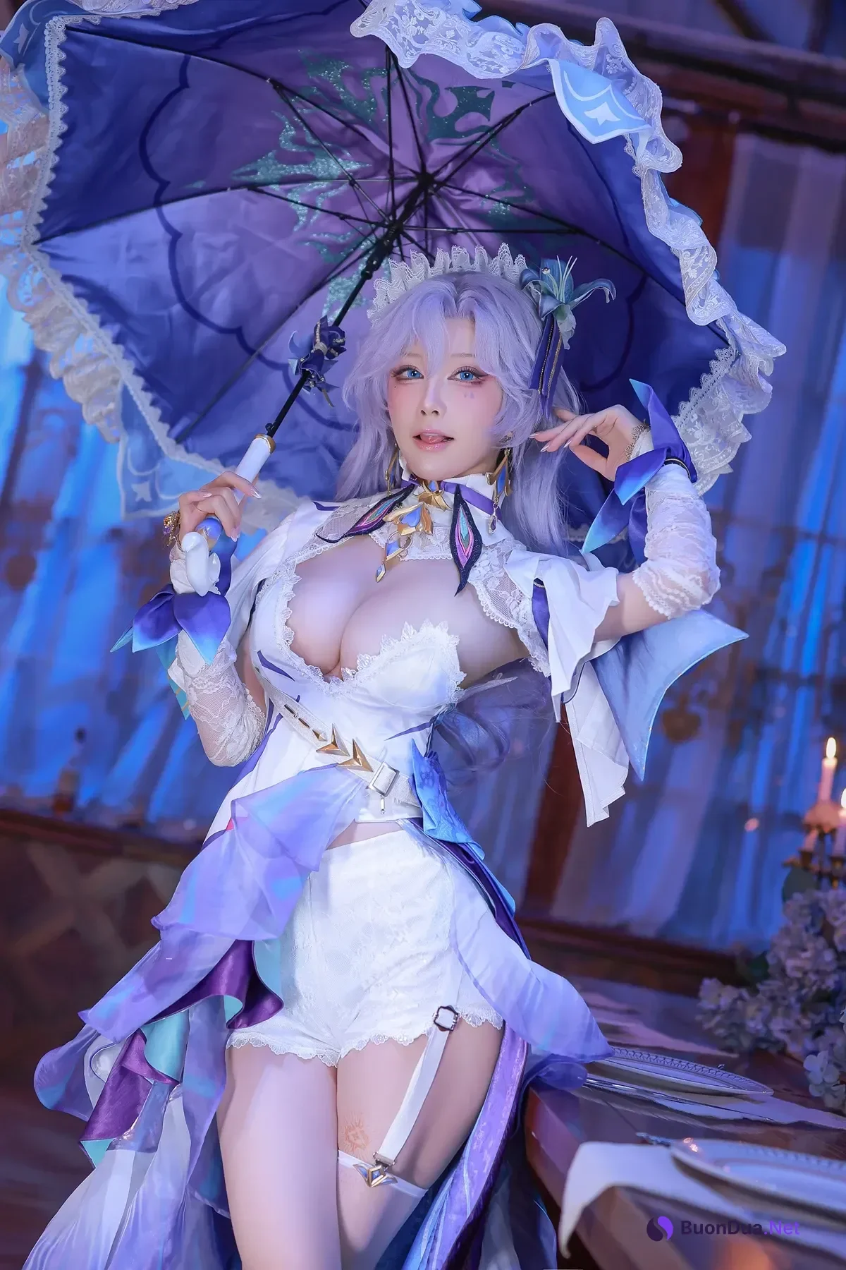 Cosplay 水淼Aqua – 鳴潮 カンタレラ Cantarella Set.01 - Photo 3