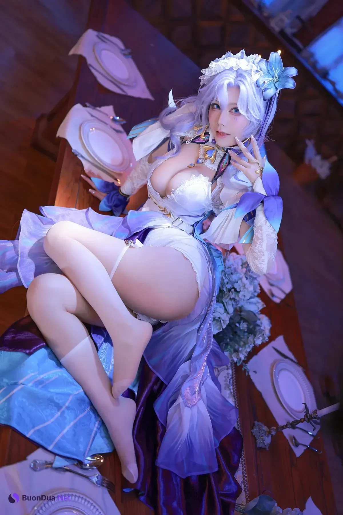 Cosplay 水淼Aqua – 鳴潮 カンタレラ Cantarella Set.01 - Photo 6