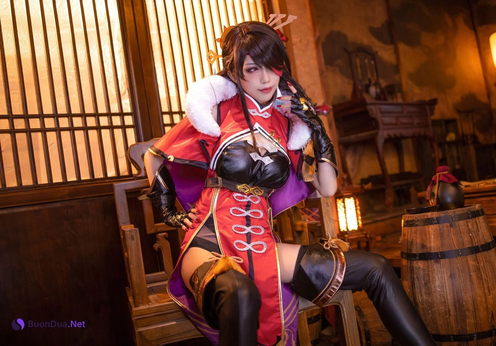 Cosplay 水淼Aqua 北斗原造型 - Photo 3
