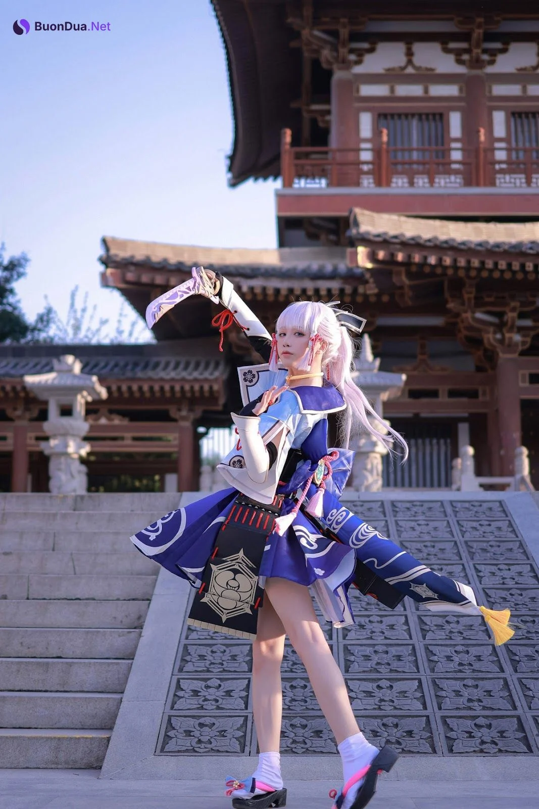 Cosplay 水淼Aqua 神里綾華 Kamisato Ayaka - Photo 14
