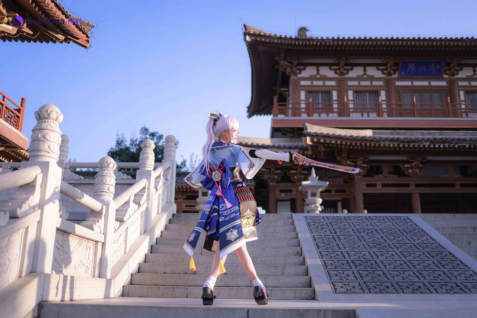 Cosplay 水淼Aqua 神里綾華 Kamisato Ayaka - Photo 18