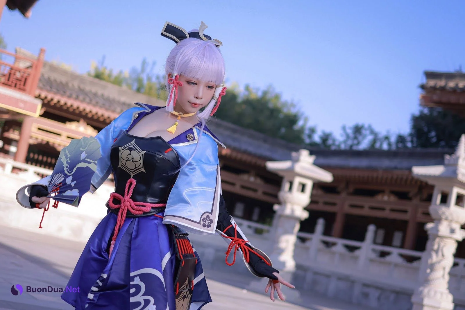 Cosplay 水淼Aqua 神里綾華 Kamisato Ayaka - Photo 2