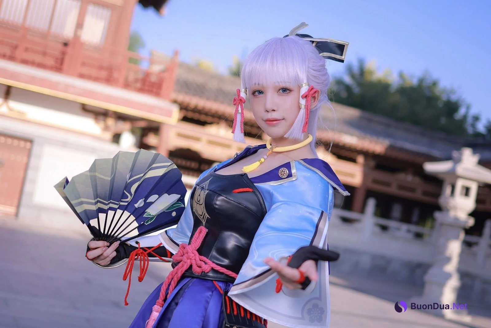 Cosplay 水淼Aqua 神里綾華 Kamisato Ayaka - Photo 3